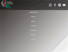 Tablet Screenshot of lascascadaslodge.com